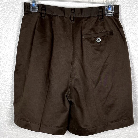 Style & Co Sz 4P High-Rise Velvety Shorts Olive Green - Picture 2 of 9